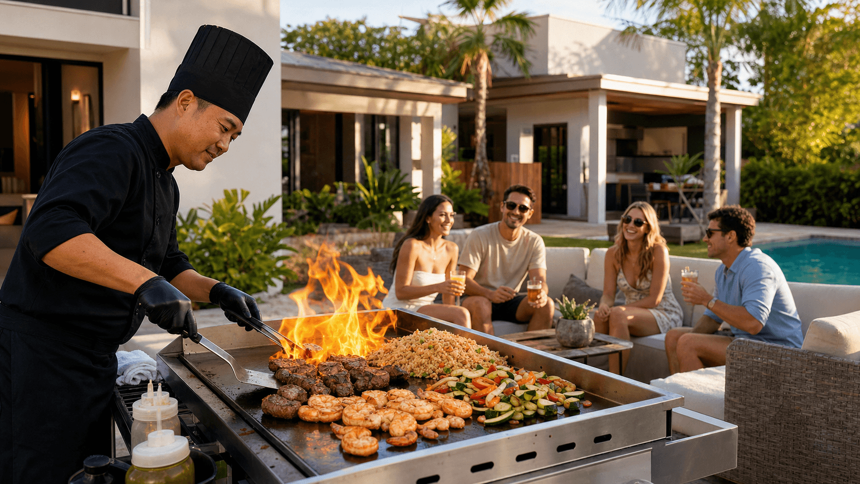 Hibachi Catering for Airbnb and Vacation Rentals